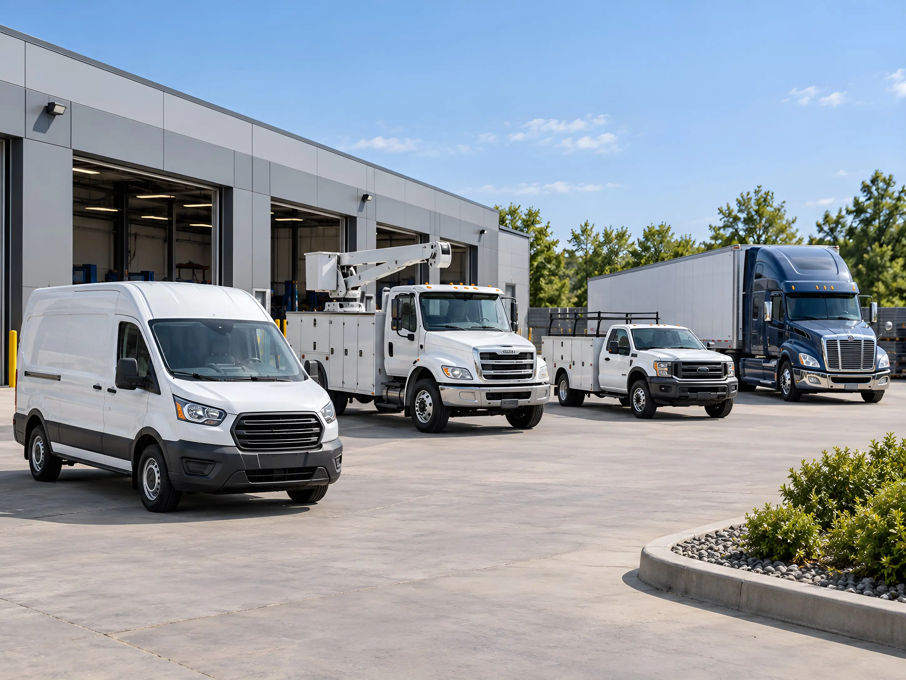 Commercial fleet vehicles that may require GPS tracking installation